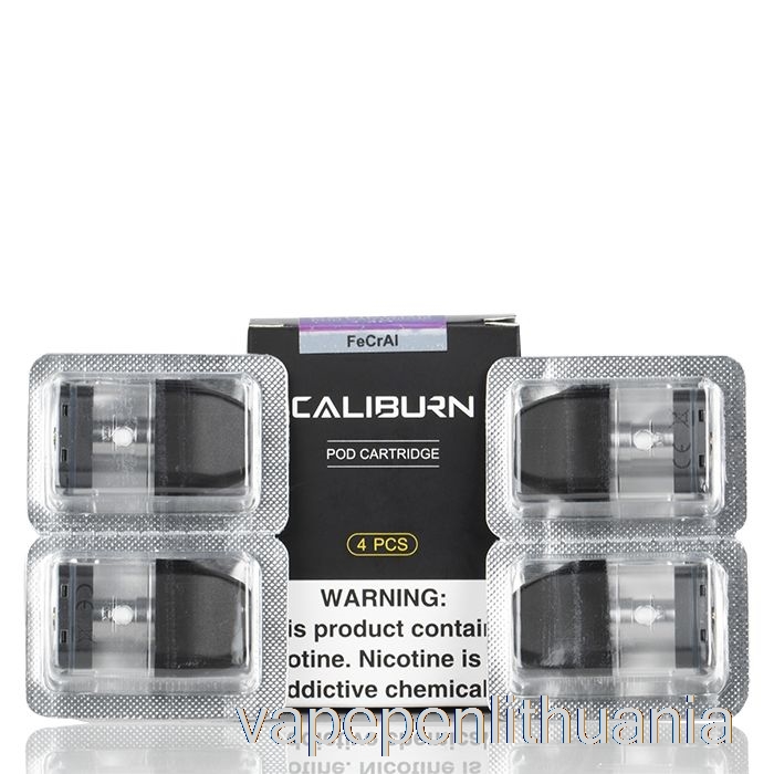 Uwell Caliburn Pakeitimo Ankštys 1,4ohm Caliburn Pods Vape Skystis